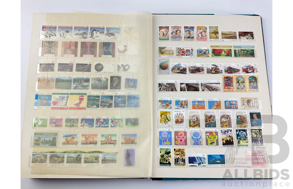 Album of Australian Mint and Cancelled Stamps Spanning 1930's to 1980's