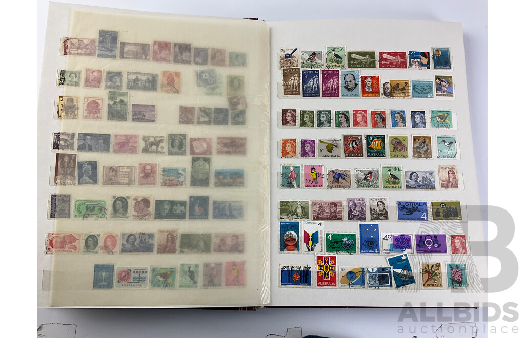 Full Album of Australian Mint and Cancelled Stamps, Examples From 1940's to 1990's