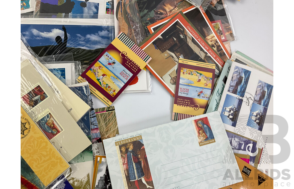 Collection of Australian 1995, 1996, 1997 Stamp Packs and First Day Covers Including Joint Issues, Atlanta-Sydney, Christmas Issues- Many in Sealed Wrapping