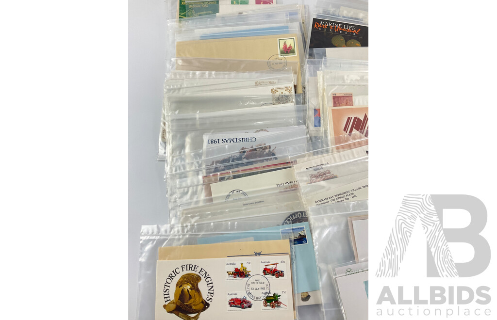 Collection of Australian 1980's Stamp Packs, First Day Covers Including Bicentennial, Selected Issues and Aerogrammes