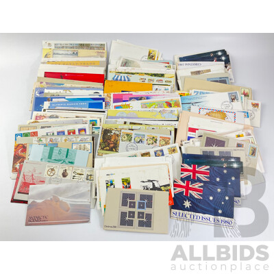 Collection of Australian 1980's Stamp and and First Day Covers Including 1980 Selected Issues, Christmas 1981, Coastal Ship Wrecks 1988, Olympic Games 1984 and More