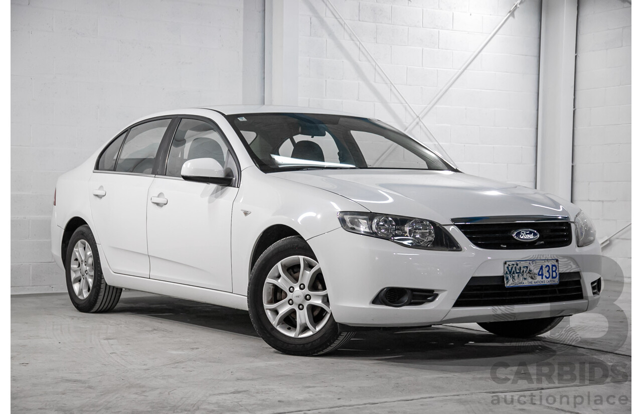 6/2010 Ford Falcon XT FG 4d Sedan White 4.0L