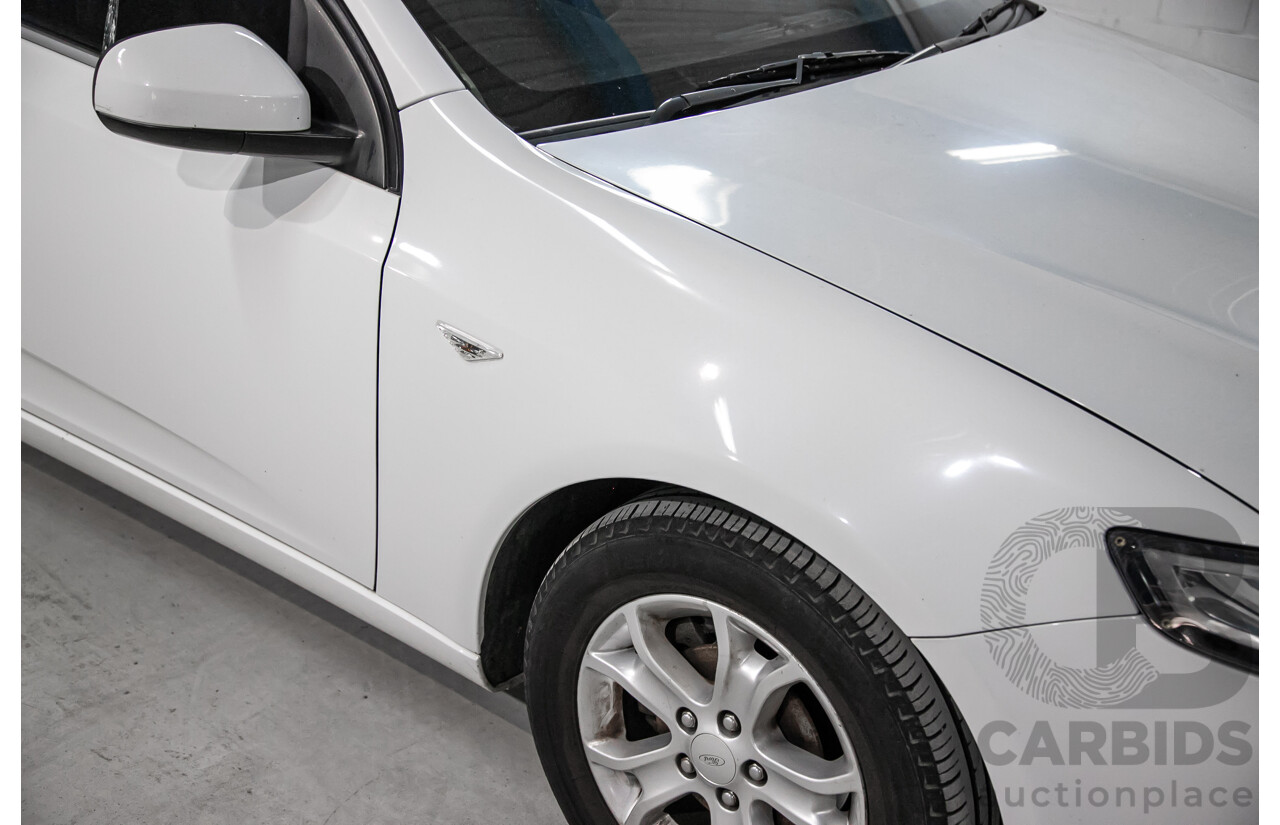 6/2010 Ford Falcon XT FG 4d Sedan White 4.0L