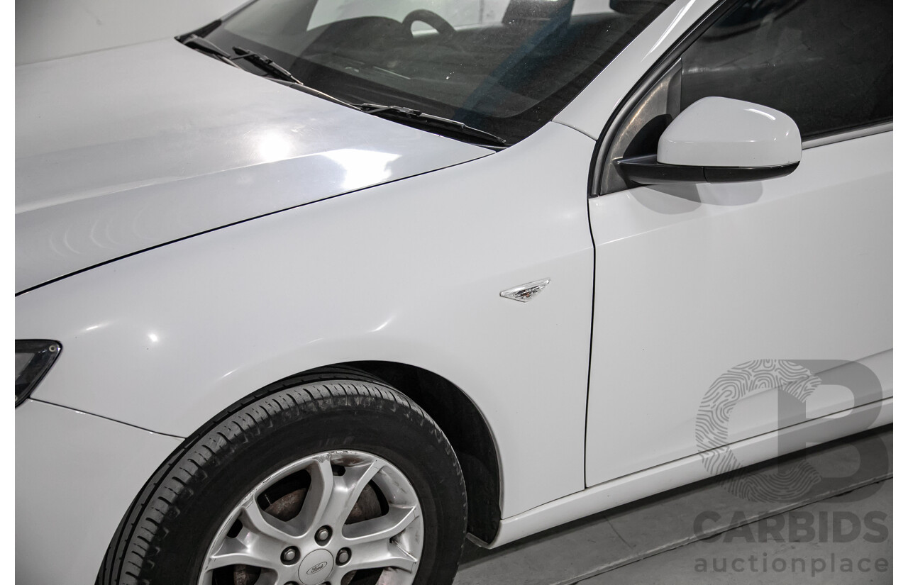 6/2010 Ford Falcon XT FG 4d Sedan White 4.0L