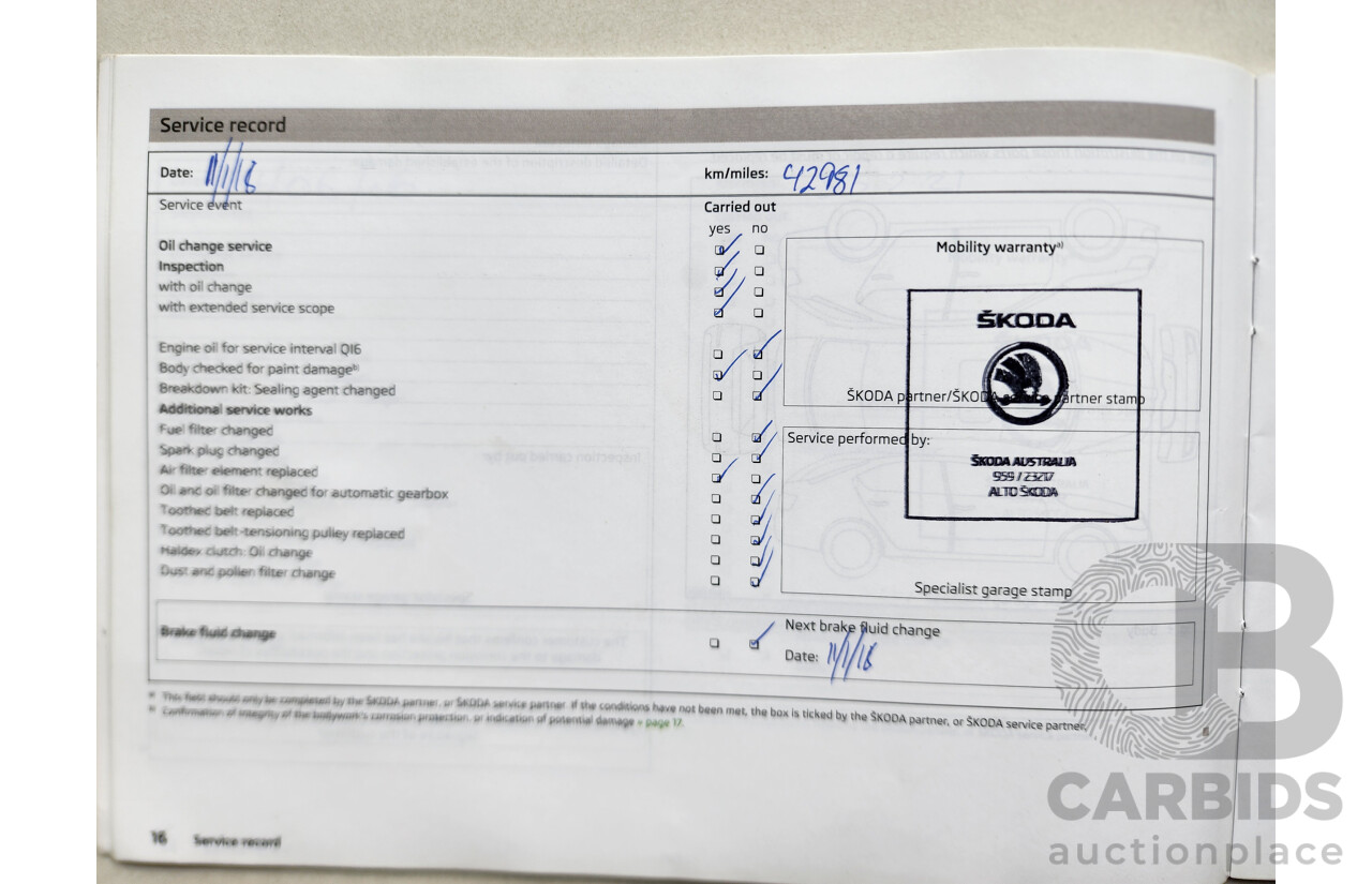 12/2013 Skoda Octavia 132 TSI ELEGANCE FWD NE 4D Wagon White 1.8L
