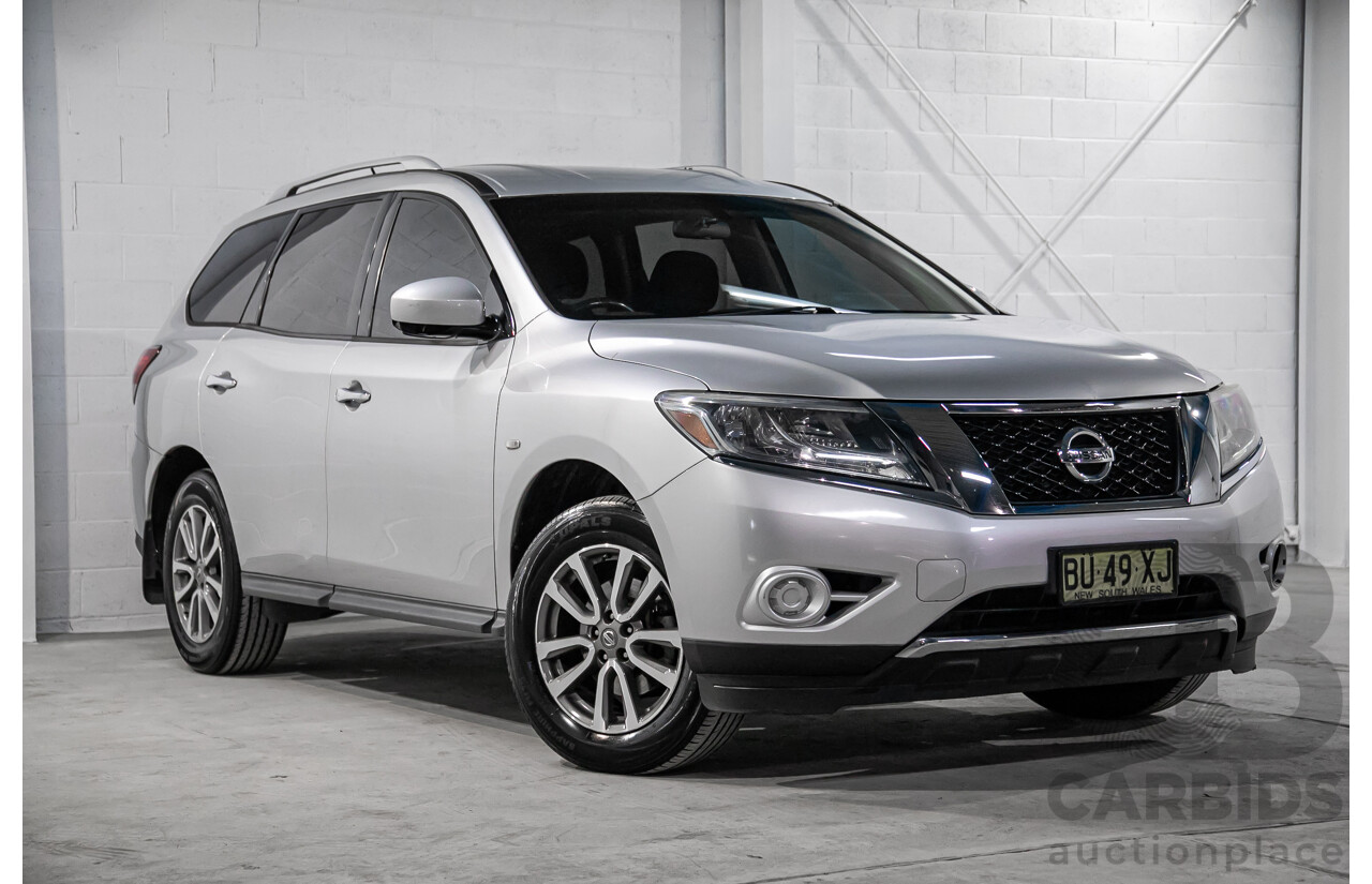 10/2013 Nissan Pathfinder ST (4x2) R52 4d Wagon Metallic Silver 3.5L - 7 Seater