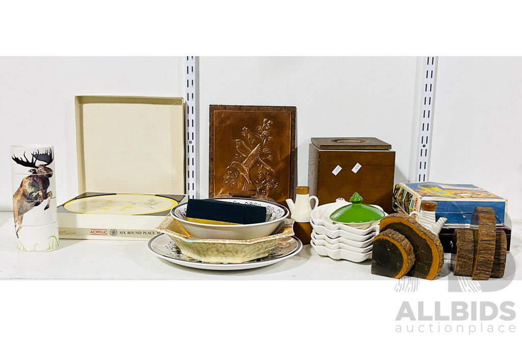 Collection of Retro Kitchenware Including Sawa 200 Piper, Materia Salad Set, Set of Graduating Wooden Boxes and Much More