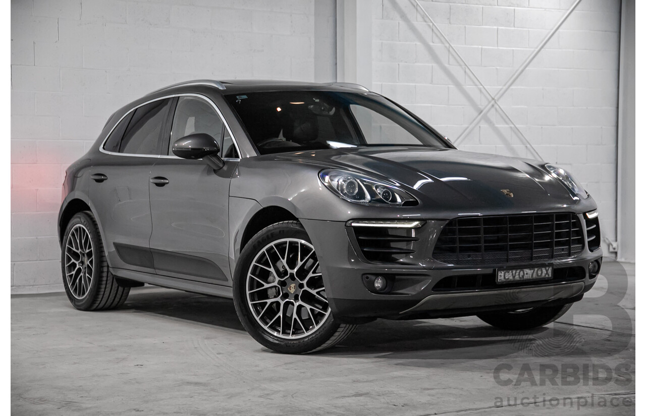 10/2014 Porsche Macan S (AWD) 95B MY14 4d Wagon Grey Twin Turbo V6 3.0L