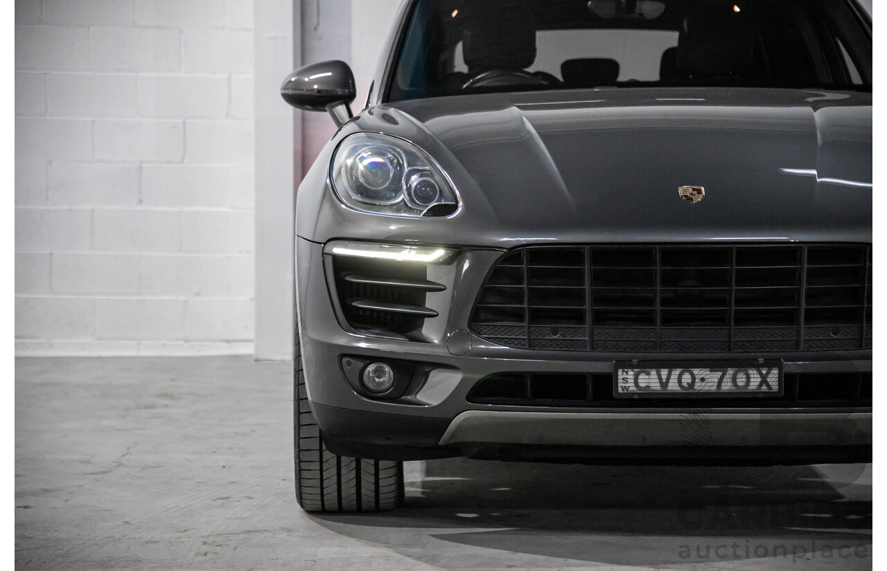 10/2014 Porsche Macan S (AWD) 95B MY14 4d Wagon Grey Twin Turbo V6 3.0L