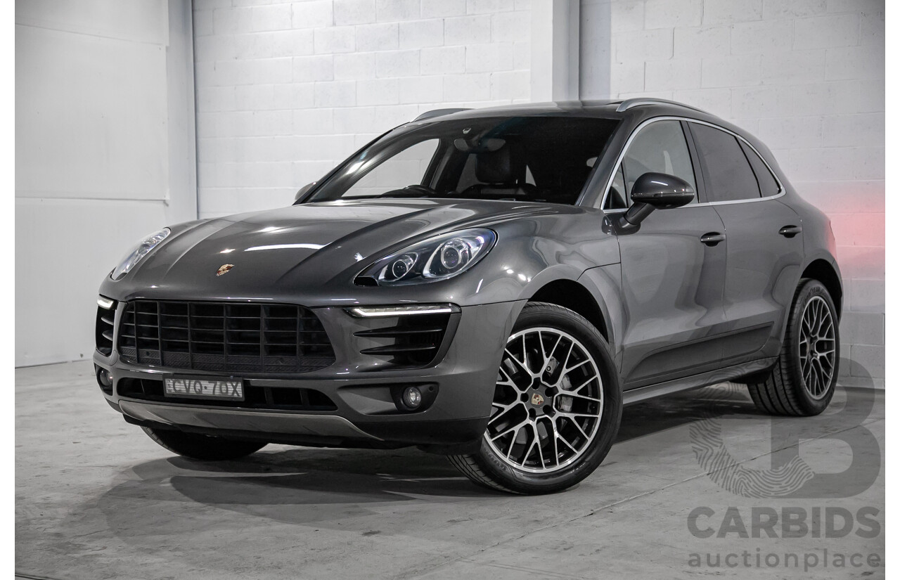 10/2014 Porsche Macan S (AWD) 95B MY14 4d Wagon Grey Twin Turbo V6 3.0L