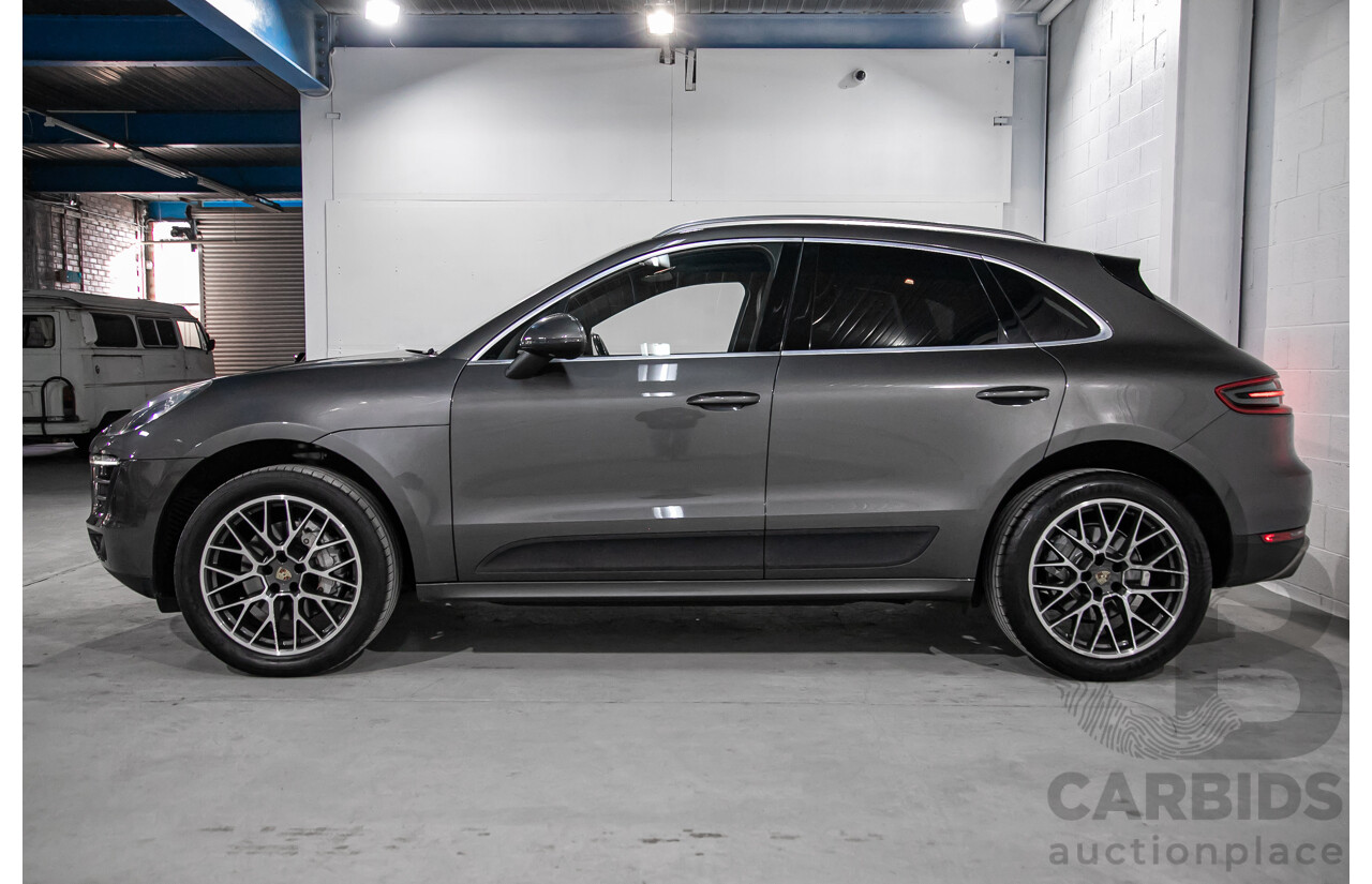 10/2014 Porsche Macan S (AWD) 95B MY14 4d Wagon Grey Twin Turbo V6 3.0L