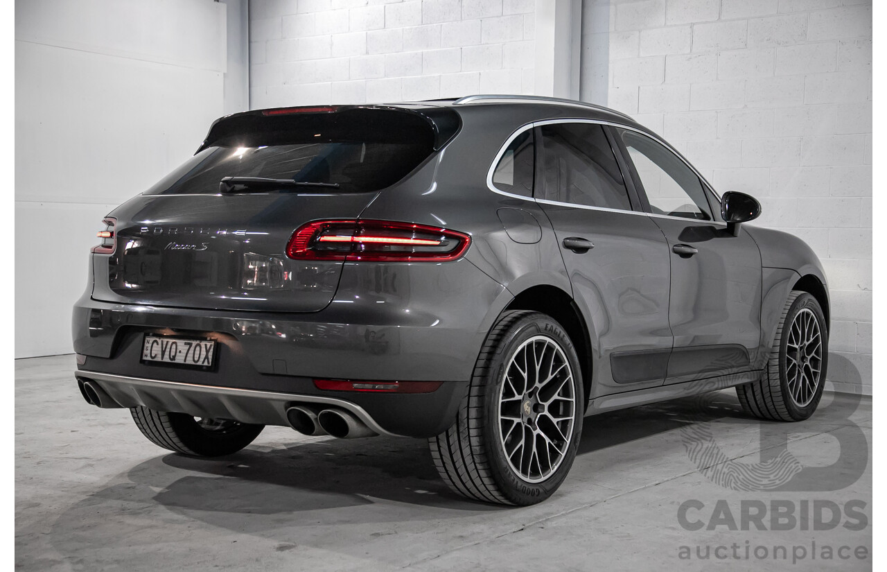 10/2014 Porsche Macan S (AWD) 95B MY14 4d Wagon Grey Twin Turbo V6 3.0L