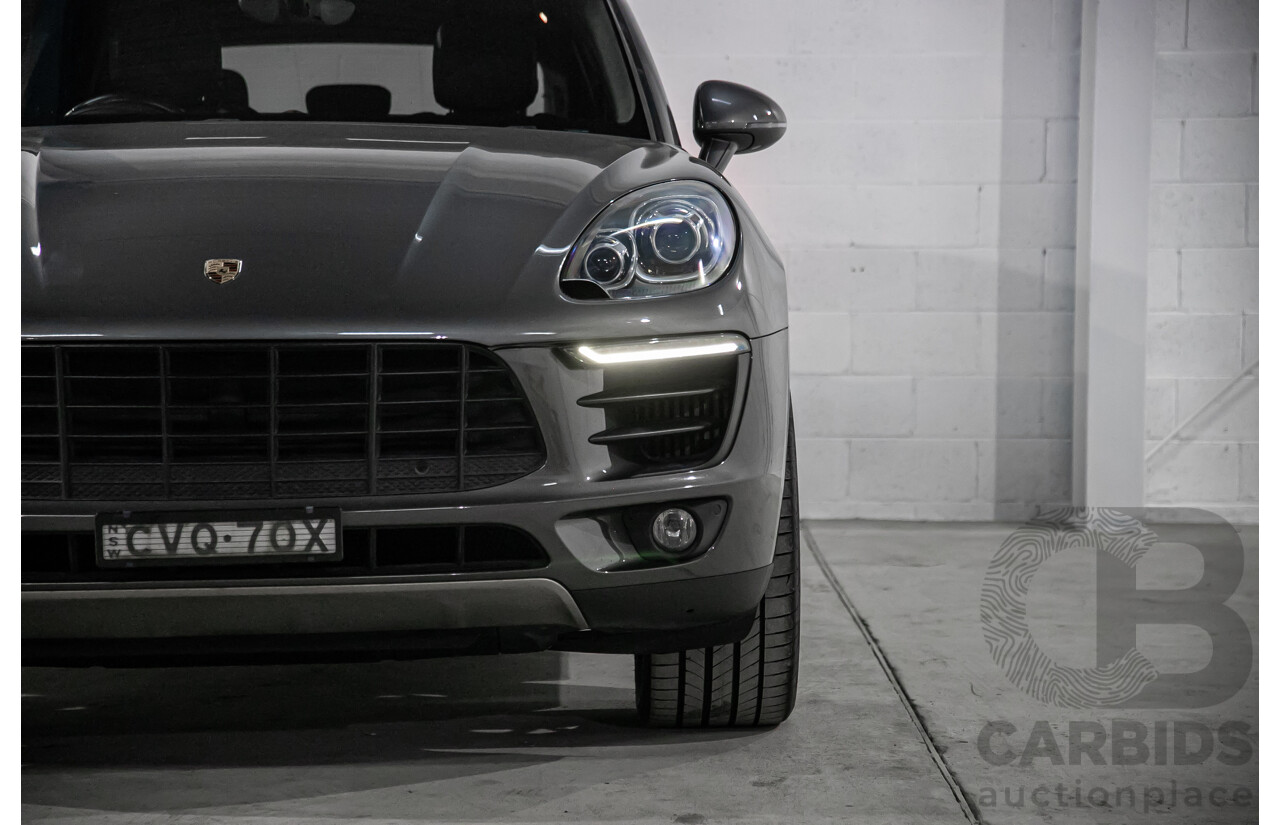 10/2014 Porsche Macan S (AWD) 95B MY14 4d Wagon Grey Twin Turbo V6 3.0L