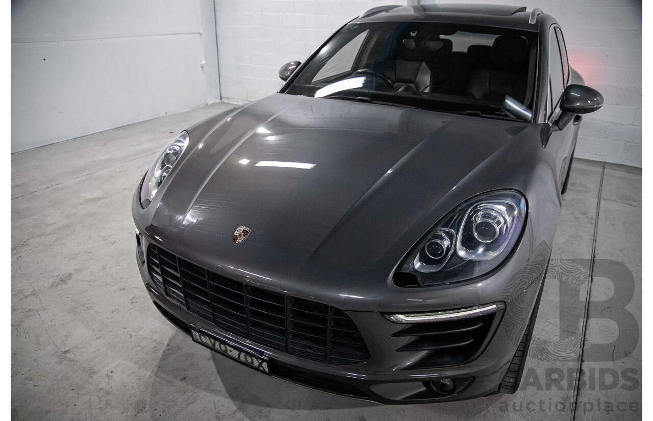 10/2014 Porsche Macan S (AWD) 95B MY14 4d Wagon Grey Twin Turbo V6 3.0L