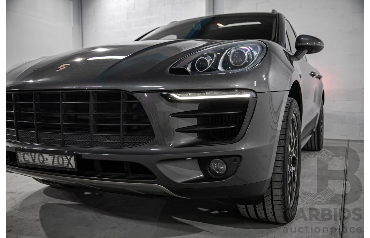 10/2014 Porsche Macan S (AWD) 95B MY14 4d Wagon Grey Twin Turbo V6 3.0L