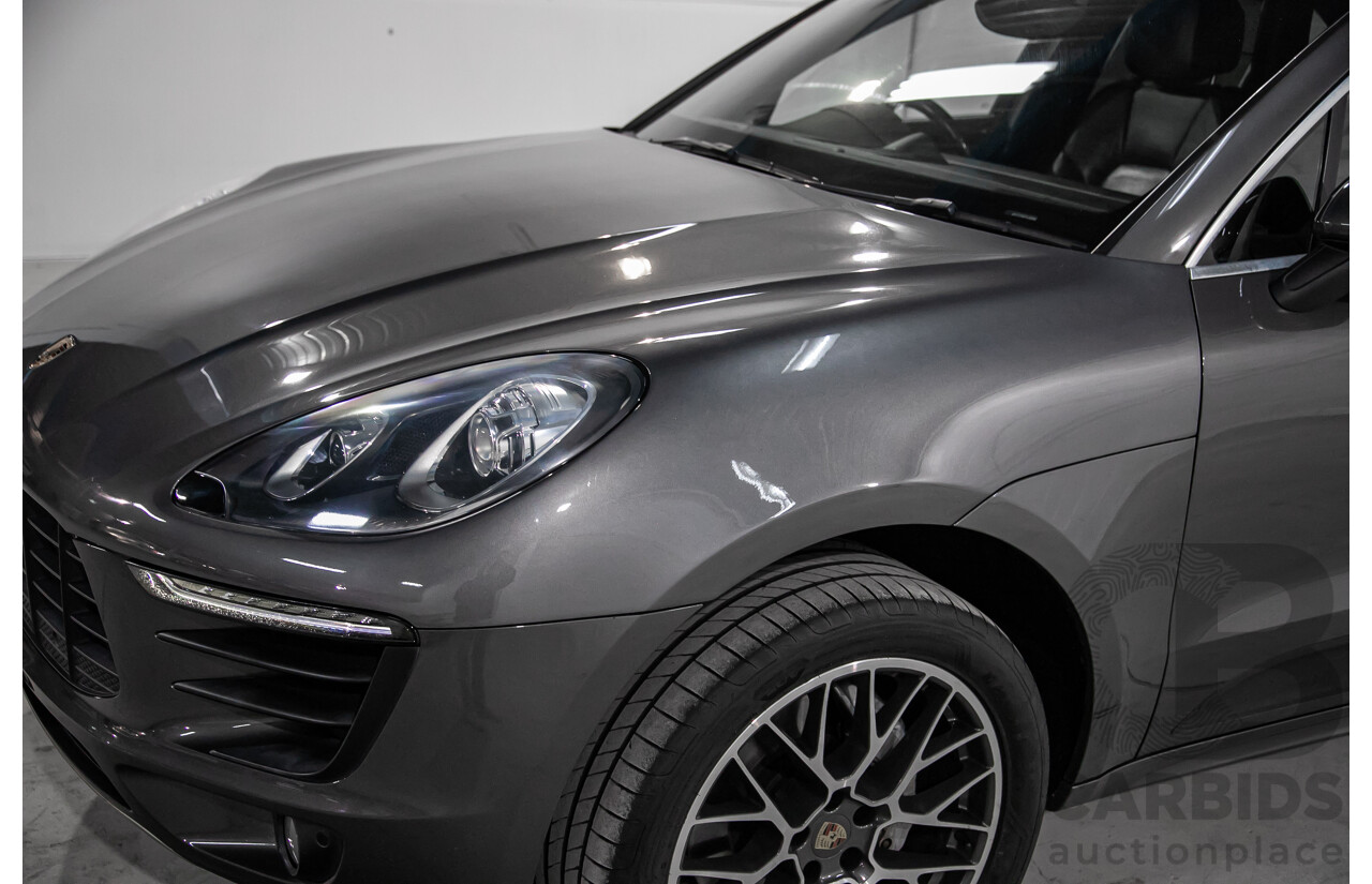 10/2014 Porsche Macan S (AWD) 95B MY14 4d Wagon Grey Twin Turbo V6 3.0L