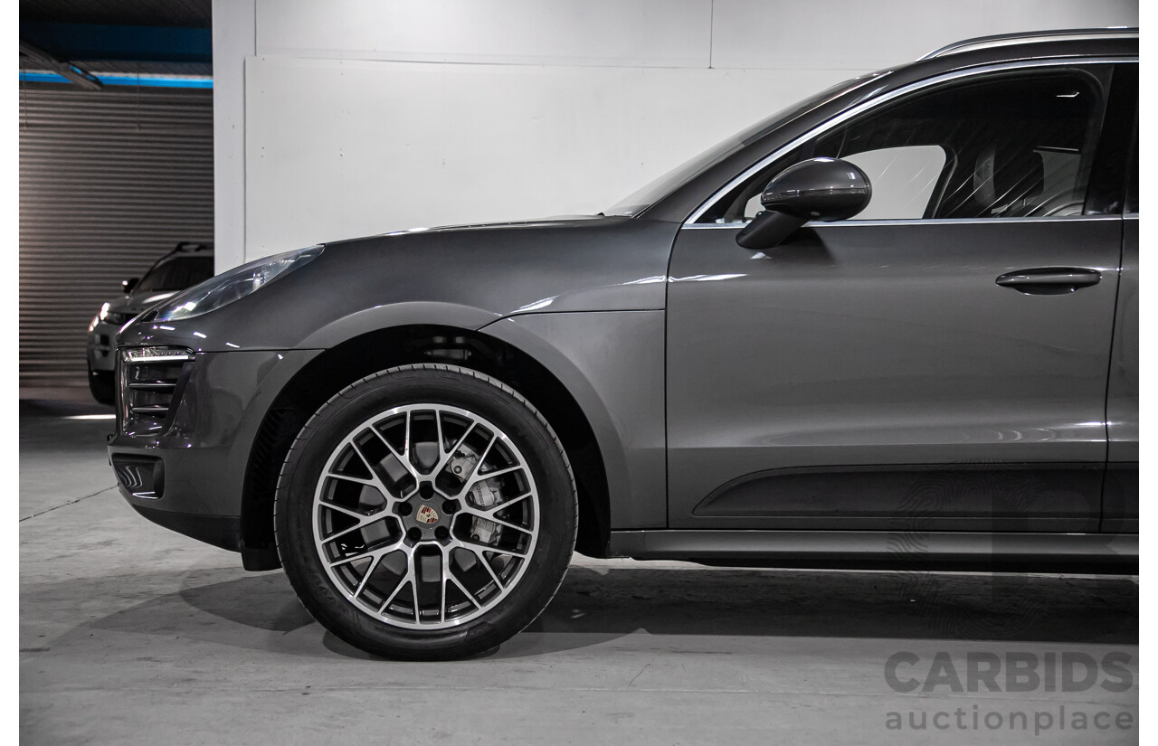 10/2014 Porsche Macan S (AWD) 95B MY14 4d Wagon Grey Twin Turbo V6 3.0L