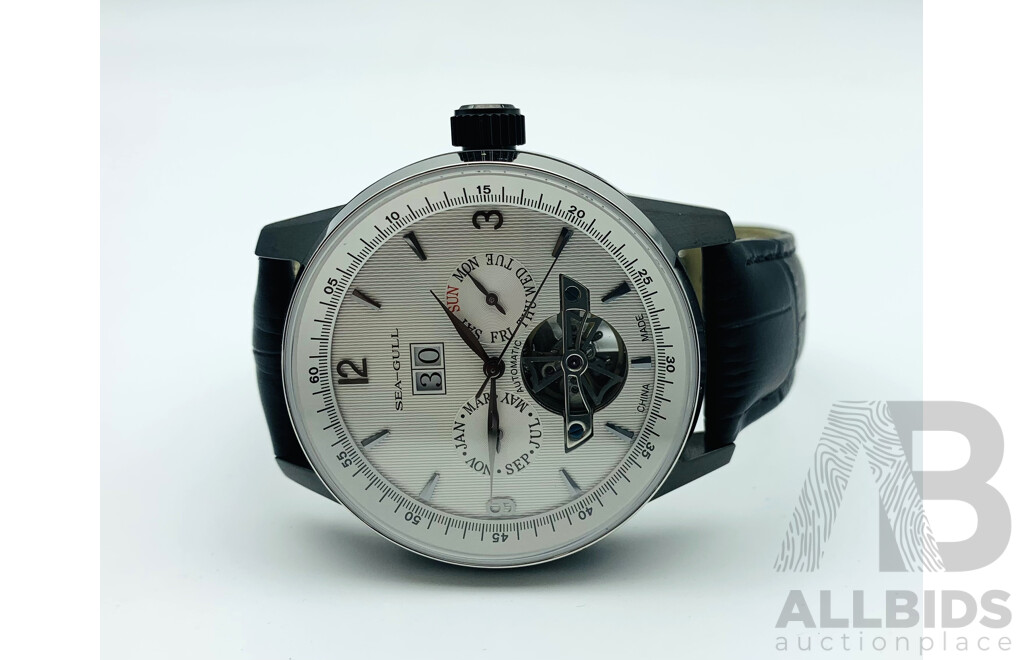 Seagull Full Calendar Grande Date Flywheel Automatic Watch