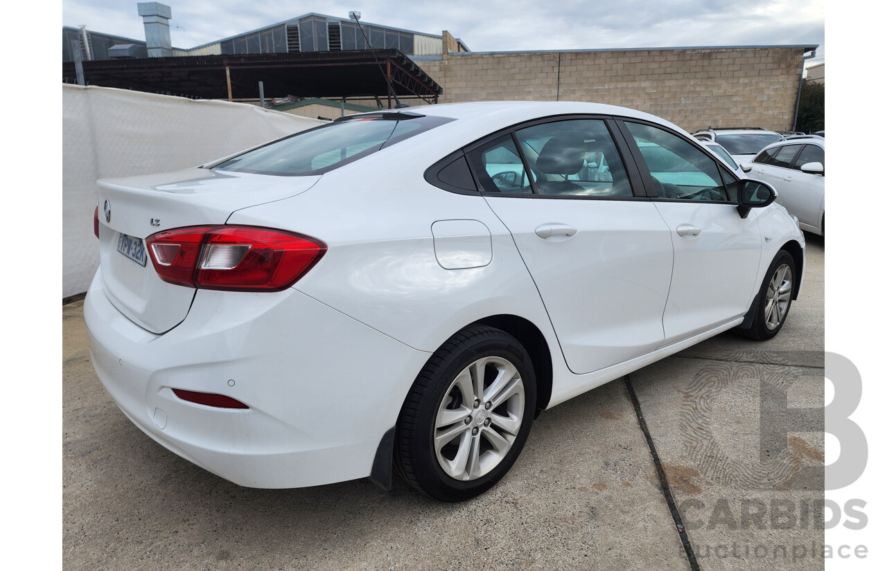 10/2017 Holden Astra LS FWD BL MY17 4D Sedan White 1.4L