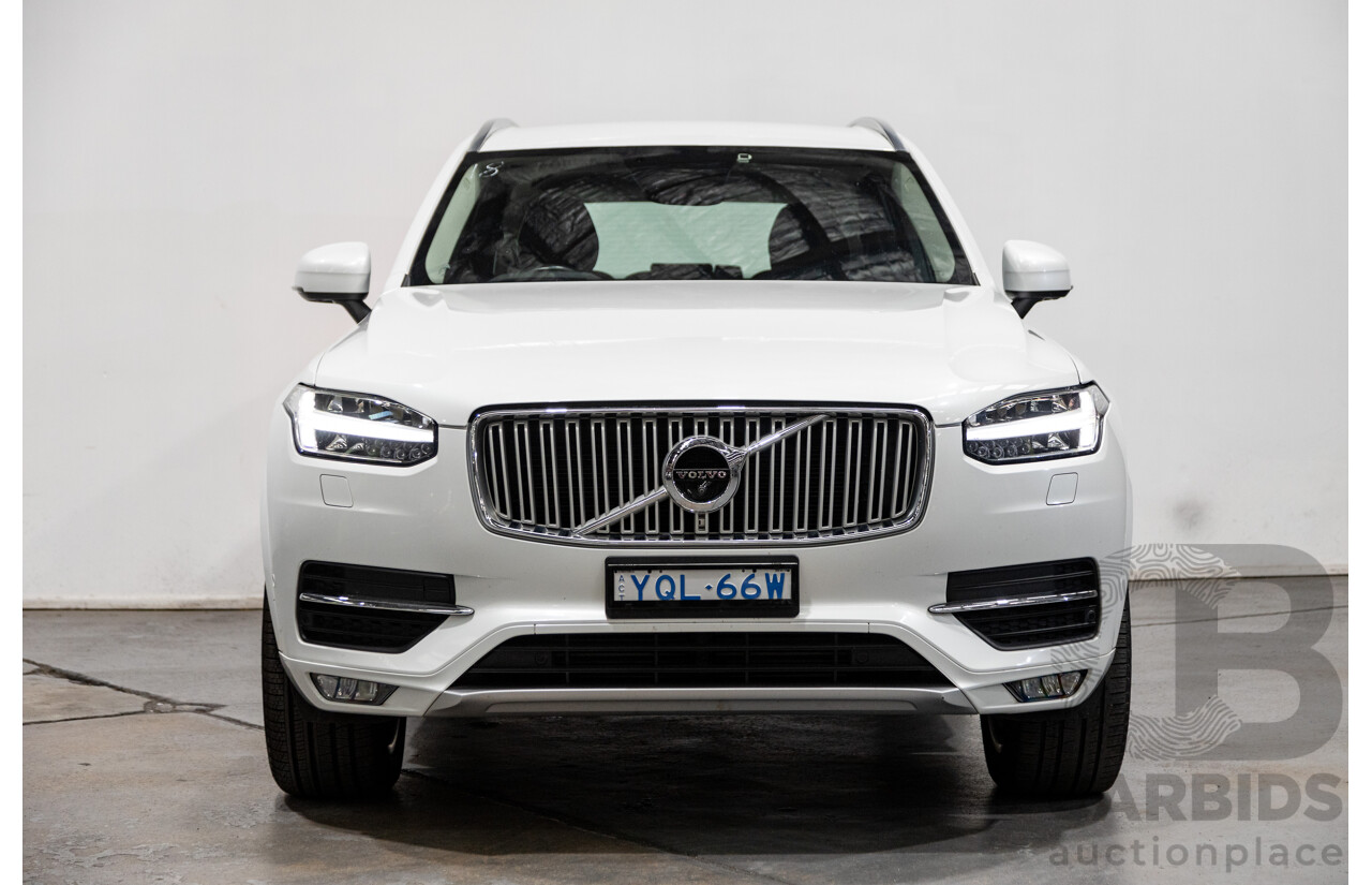 1/2016 Volvo XC90 D5 2.0 Inscription (AWD) 256 MY16 4d Wagon Crystal White Twin Turbo Diesel 2.0L - 7 Seater