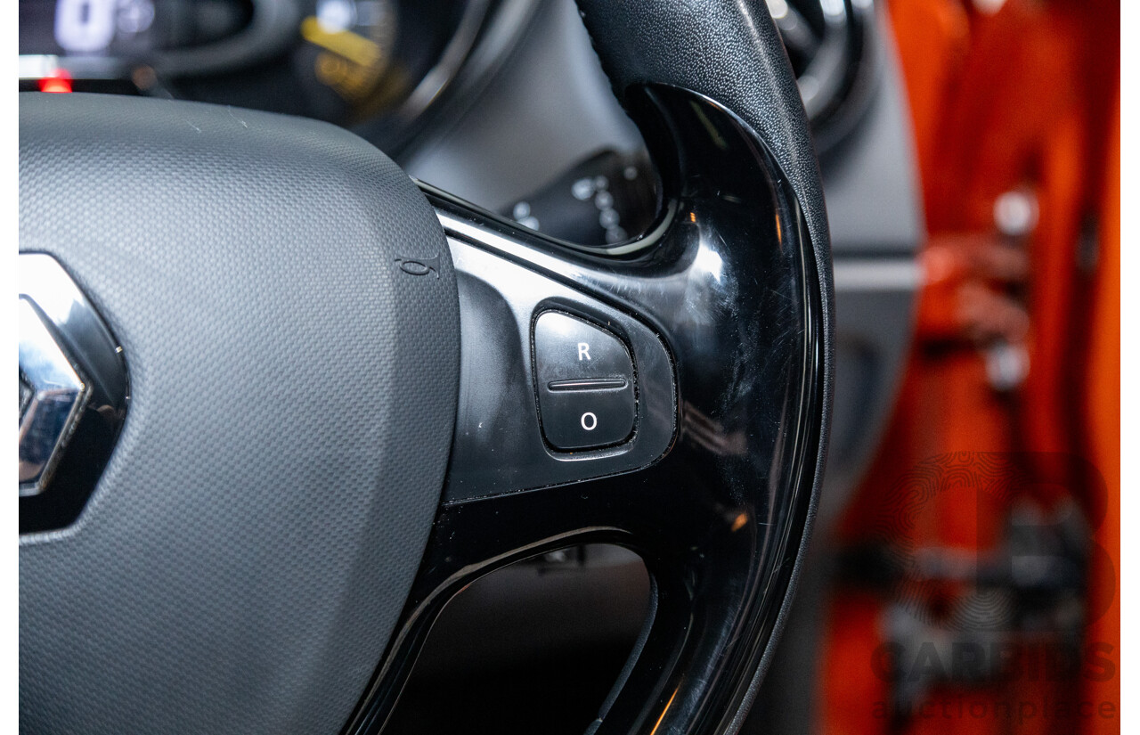 1/2015 Renault Captur Dynamique X87 4d Wagon Corsica Orange / Diamond Black Metallic Turbo 1.2L