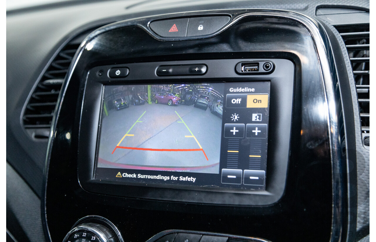 1/2015 Renault Captur Dynamique X87 4d Wagon Corsica Orange / Diamond Black Metallic Turbo 1.2L