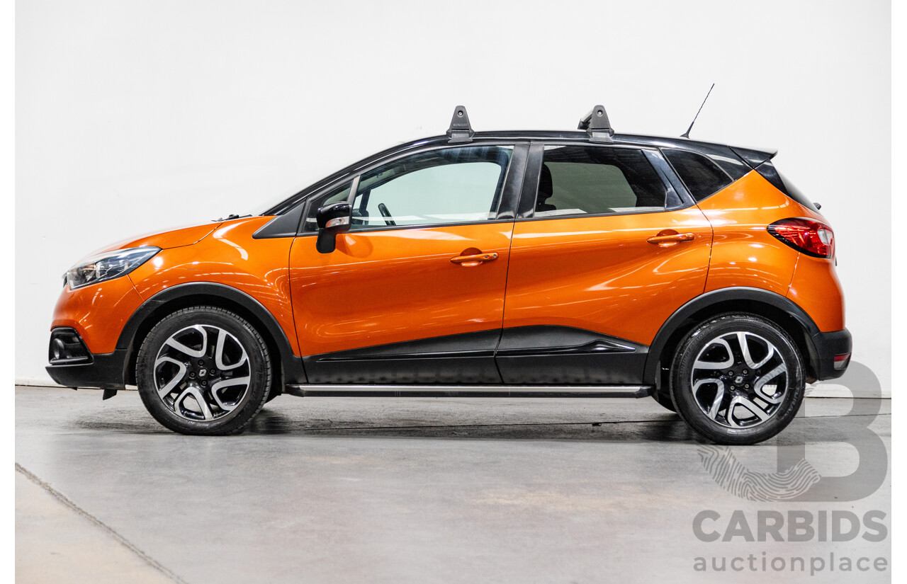 1/2015 Renault Captur Dynamique X87 4d Wagon Corsica Orange / Diamond Black Metallic Turbo 1.2L