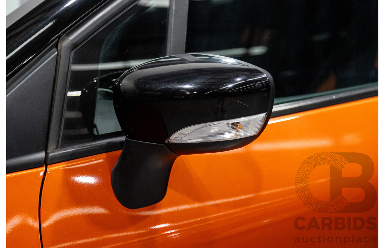 1/2015 Renault Captur Dynamique X87 4d Wagon Corsica Orange / Diamond Black Metallic Turbo 1.2L