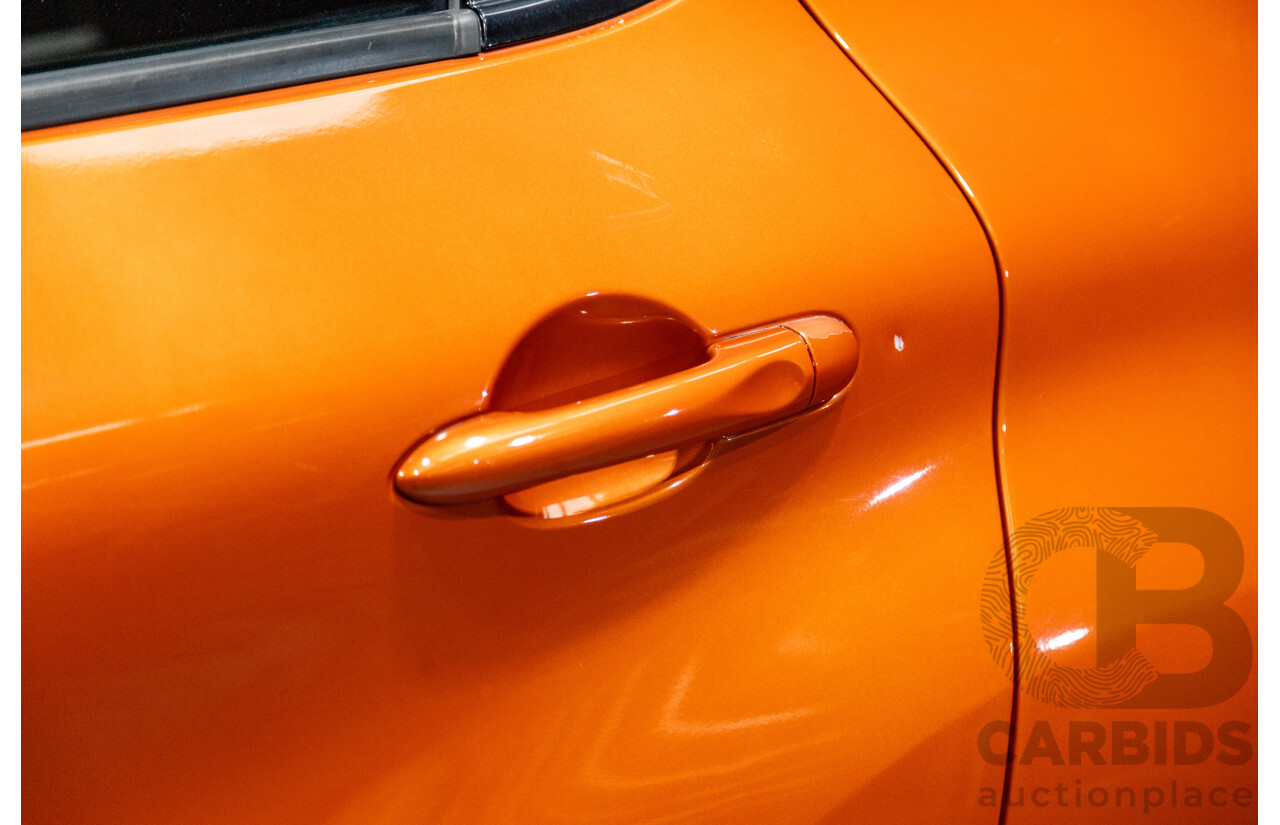 1/2015 Renault Captur Dynamique X87 4d Wagon Corsica Orange / Diamond Black Metallic Turbo 1.2L