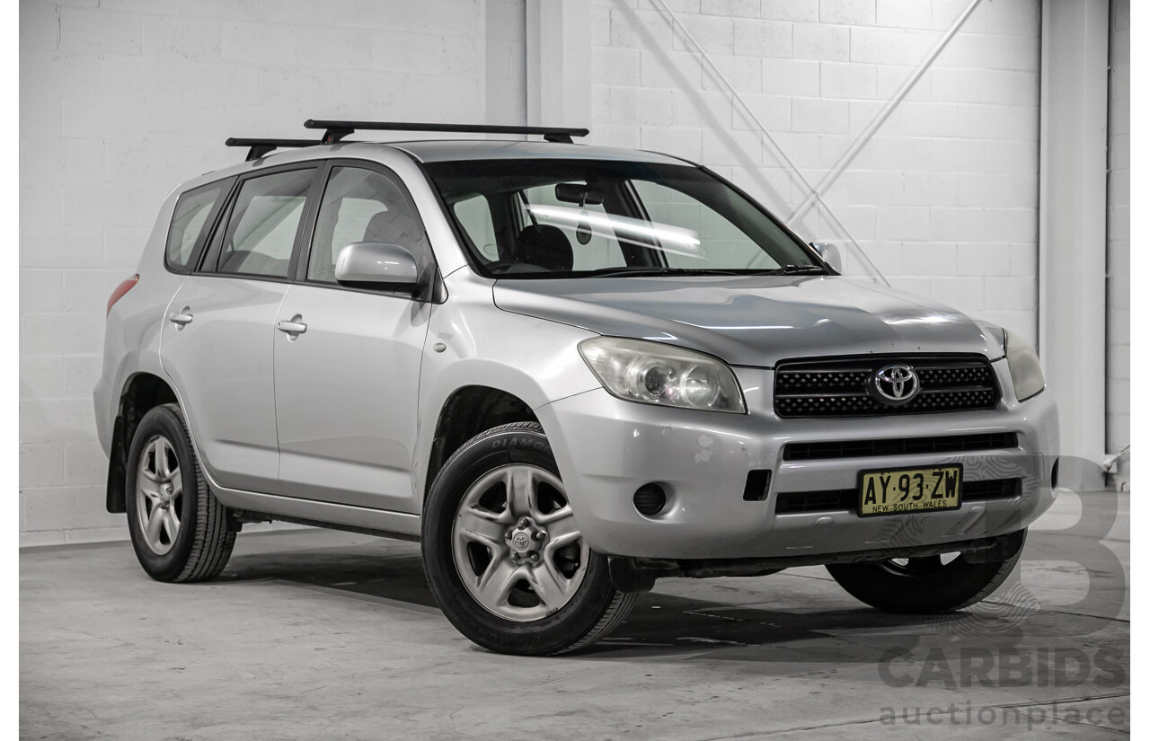 4/2008 Toyota Rav4 Cruiser (4x4) ACA33R 4d Wagon Silver 2.4L