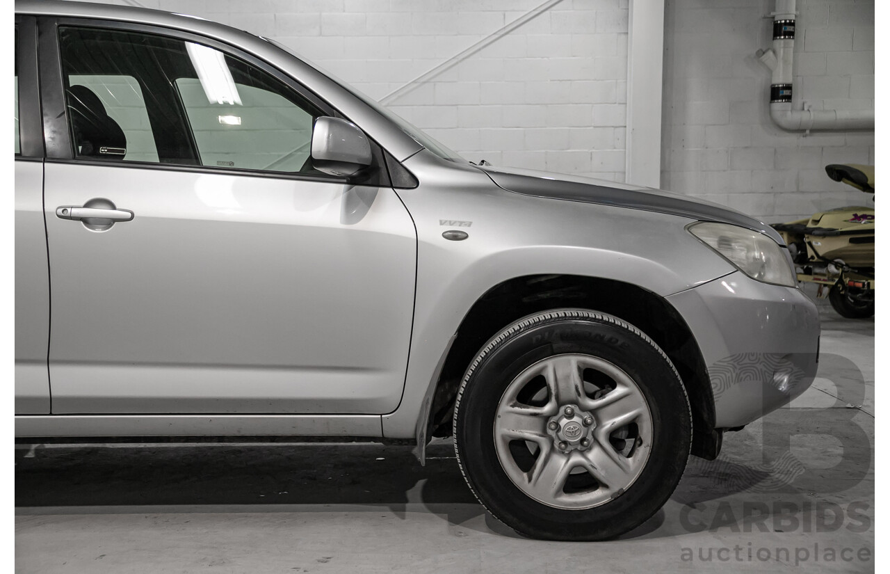 4/2008 Toyota Rav4 Cruiser (4x4) ACA33R 4d Wagon Silver 2.4L