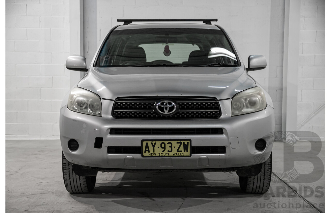 4/2008 Toyota Rav4 Cruiser (4x4) ACA33R 4d Wagon Silver 2.4L