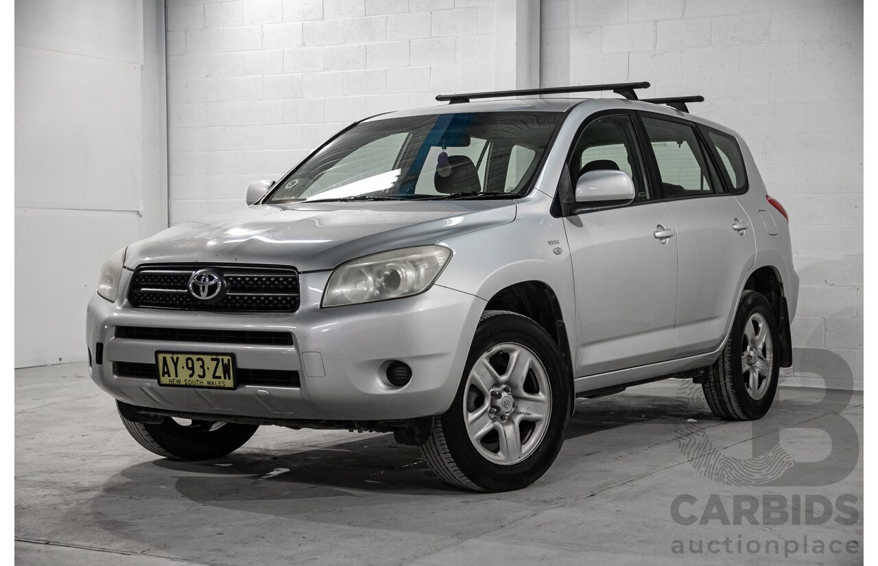 4/2008 Toyota Rav4 Cruiser (4x4) ACA33R 4d Wagon Silver 2.4L