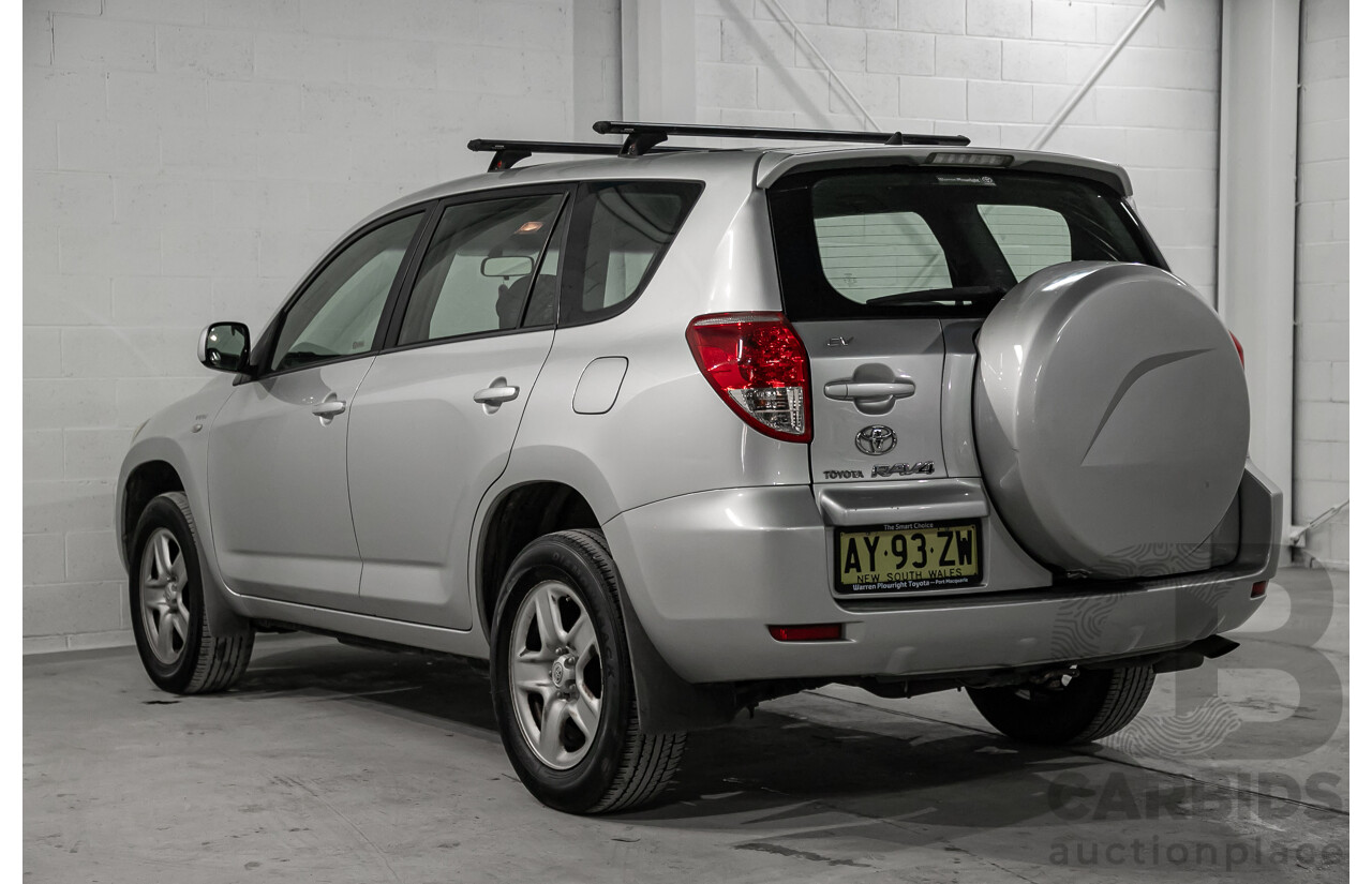 4/2008 Toyota Rav4 Cruiser (4x4) ACA33R 4d Wagon Silver 2.4L