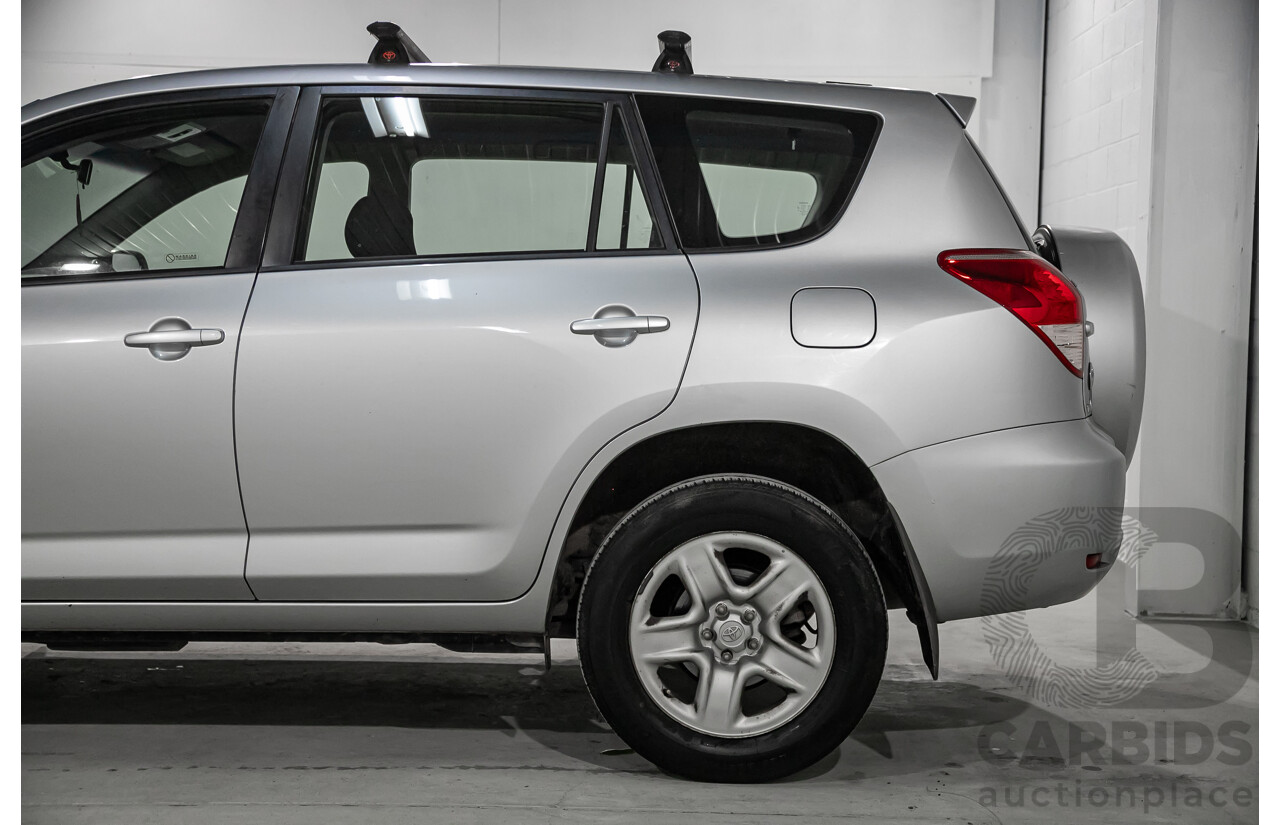 4/2008 Toyota Rav4 Cruiser (4x4) ACA33R 4d Wagon Silver 2.4L