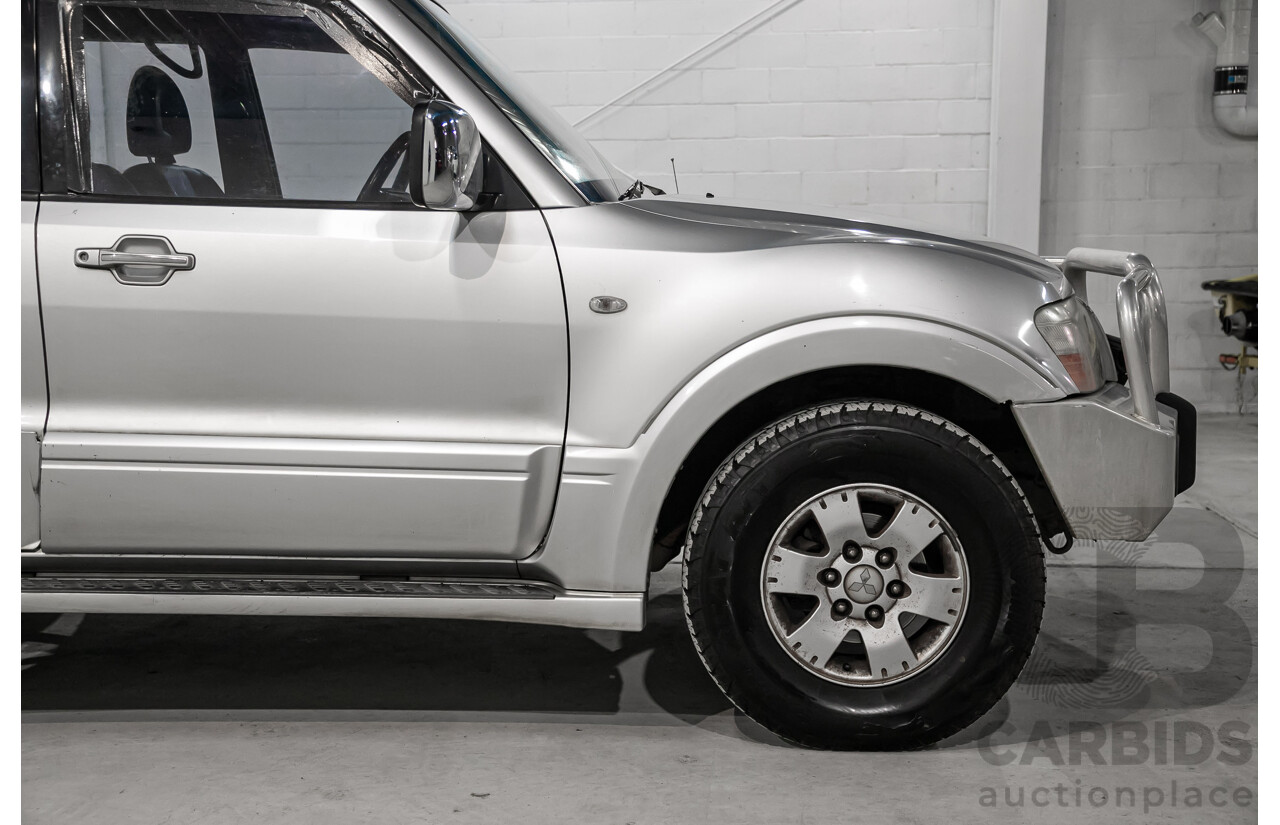 4/2003 Mitsubishi Pajero Exceed LWB (4x4) NP 4d Wagon Silver 3.5L