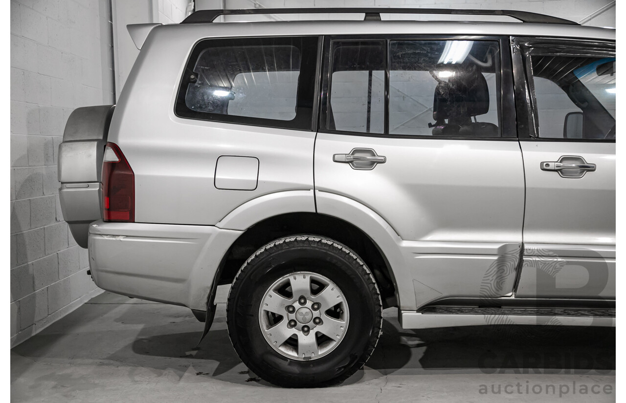 4/2003 Mitsubishi Pajero Exceed LWB (4x4) NP 4d Wagon Silver 3.5L