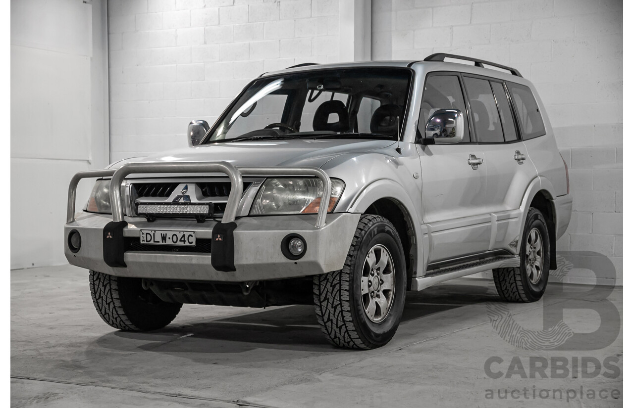 4/2003 Mitsubishi Pajero Exceed LWB (4x4) NP 4d Wagon Silver 3.5L