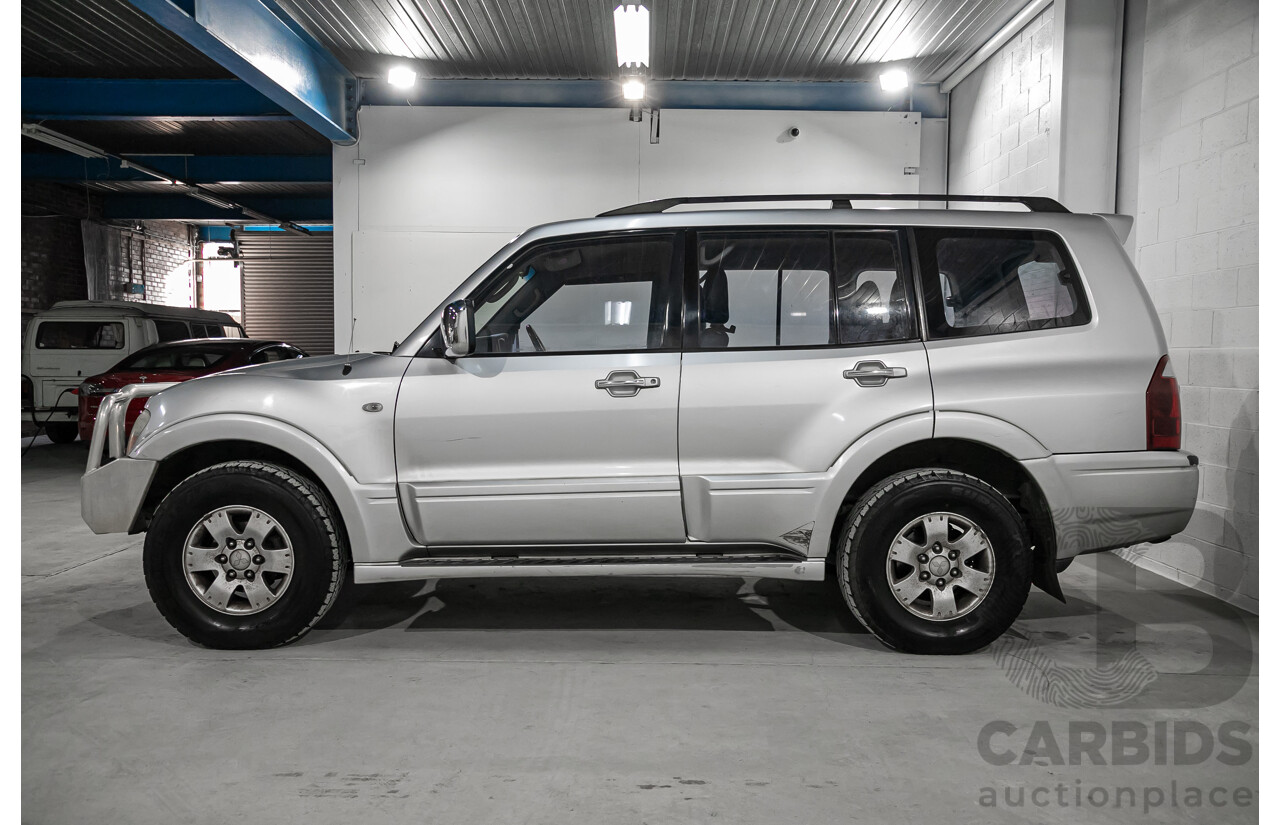 4/2003 Mitsubishi Pajero Exceed LWB (4x4) NP 4d Wagon Silver 3.5L