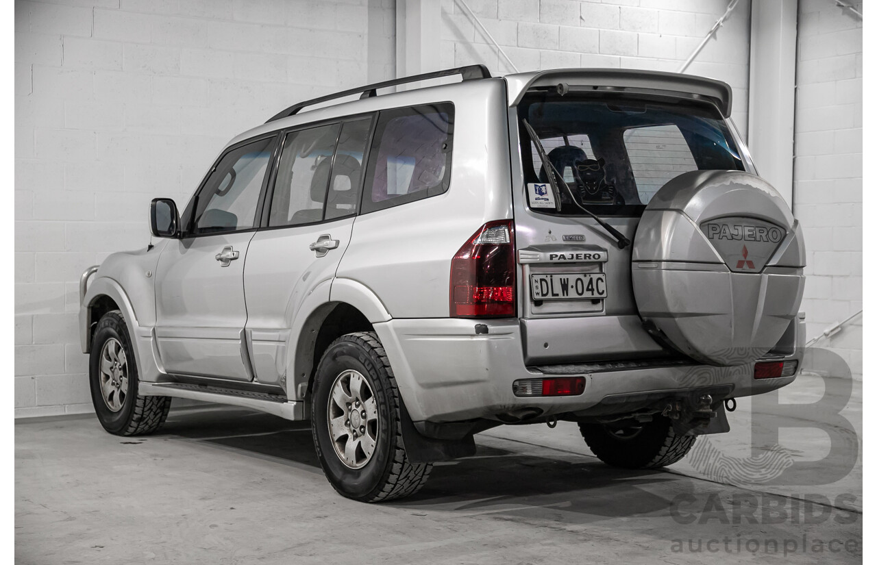 4/2003 Mitsubishi Pajero Exceed LWB (4x4) NP 4d Wagon Silver 3.5L