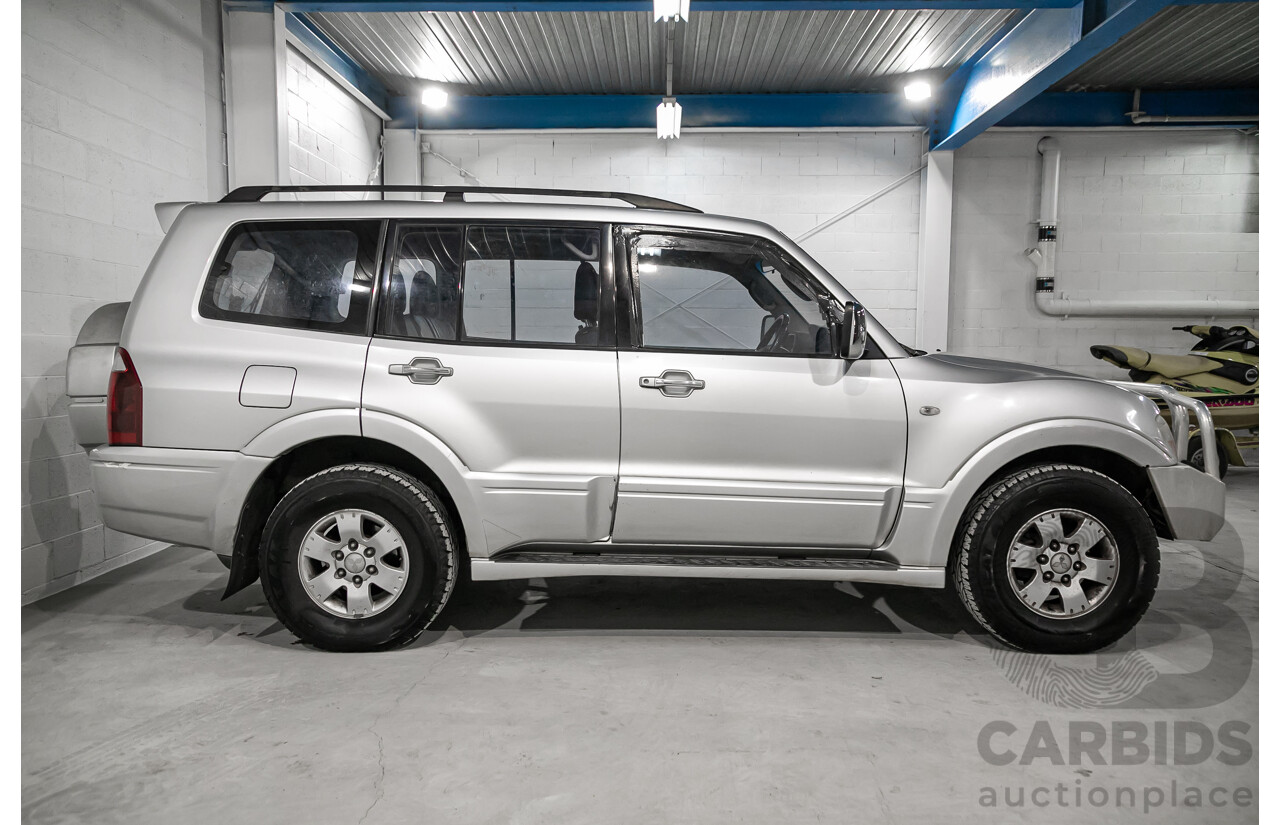 4/2003 Mitsubishi Pajero Exceed LWB (4x4) NP 4d Wagon Silver 3.5L