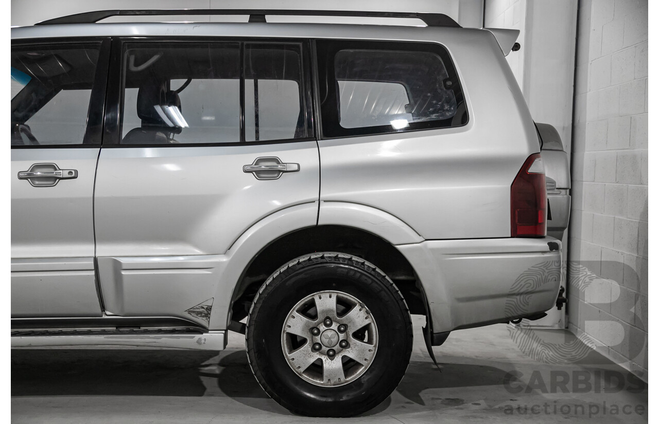 4/2003 Mitsubishi Pajero Exceed LWB (4x4) NP 4d Wagon Silver 3.5L