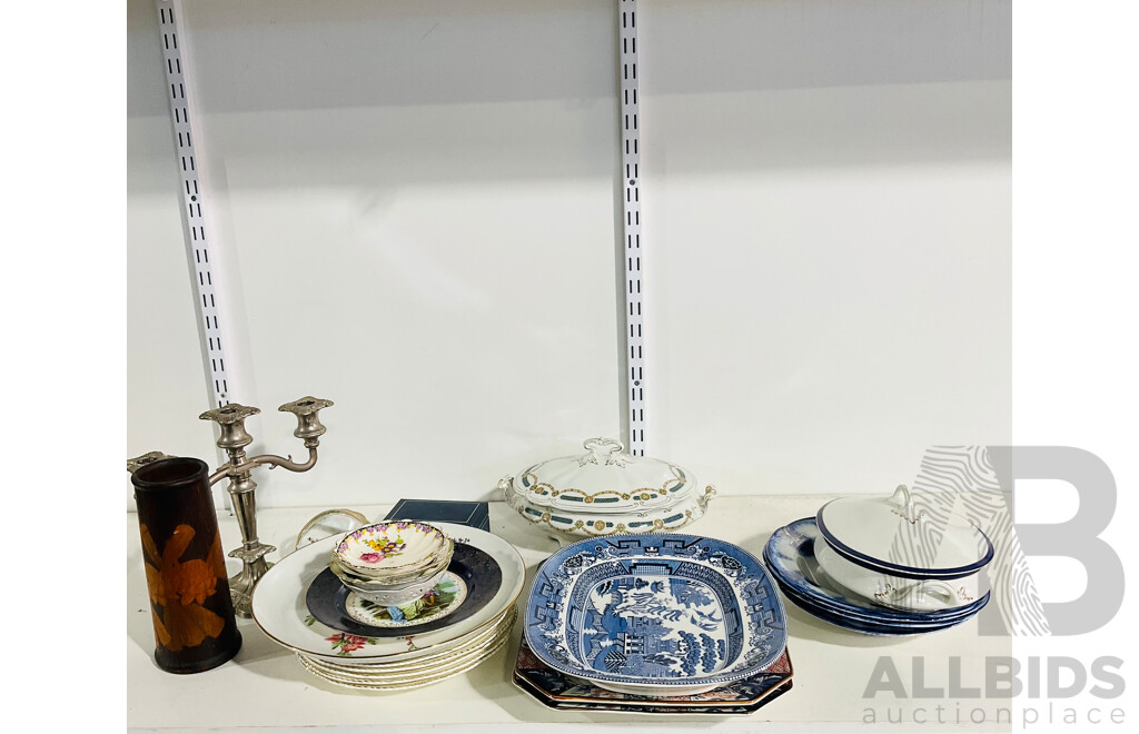 Collection of Decorative Pottery Kitchenware Including Wood&son Bowls, J&G Meakin Dish and More