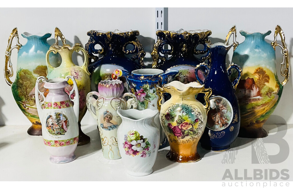 Collection of Decorative Homeware Including Vases, Jugs and More