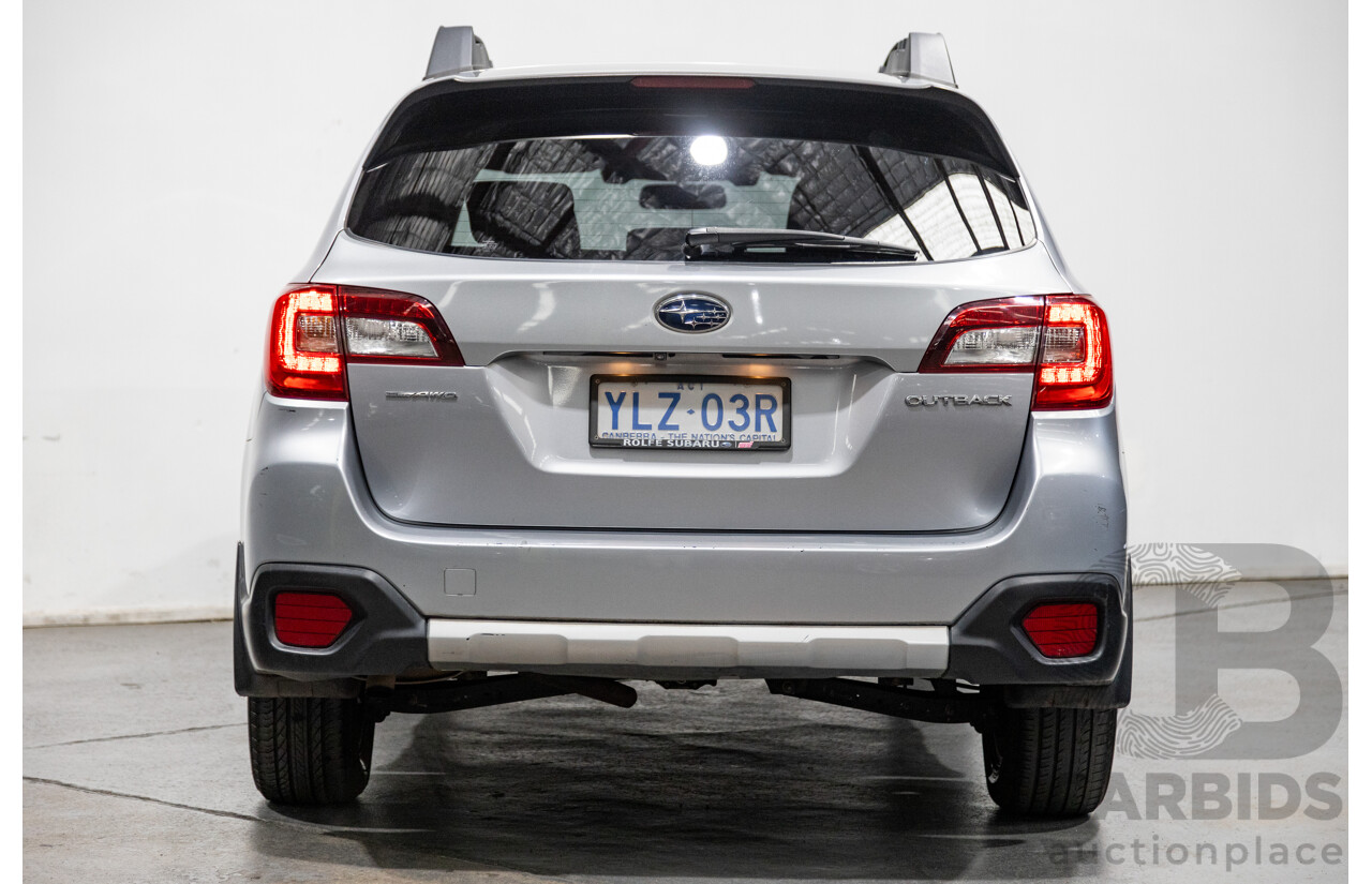 2/2017 Subaru Outback 2.5i (AWD) 5GEN MY17 4d Wagon Ice Silver Metallic 2.5L