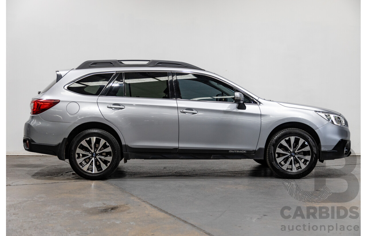 2/2017 Subaru Outback 2.5i (AWD) 5GEN MY17 4d Wagon Ice Silver Metallic 2.5L