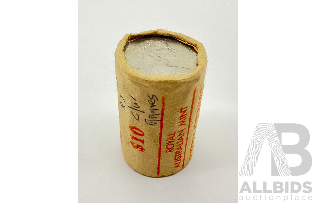 Australian 1982 Fifty Cent Coin Roll, Commonwealth Games