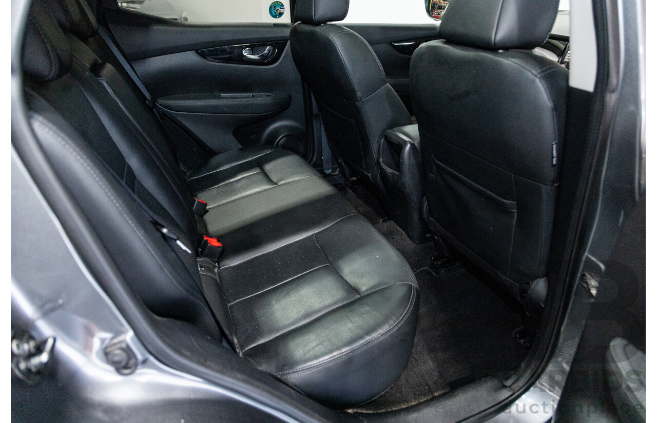 3/2016 Nissan Qashqai TI J11 4d Wagon Gun Metallic Grey 2.0L