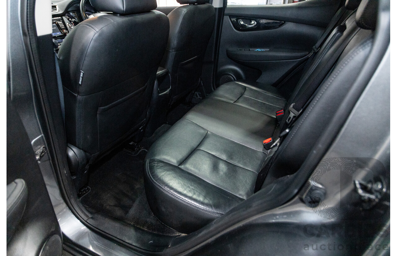 3/2016 Nissan Qashqai TI J11 4d Wagon Gun Metallic Grey 2.0L