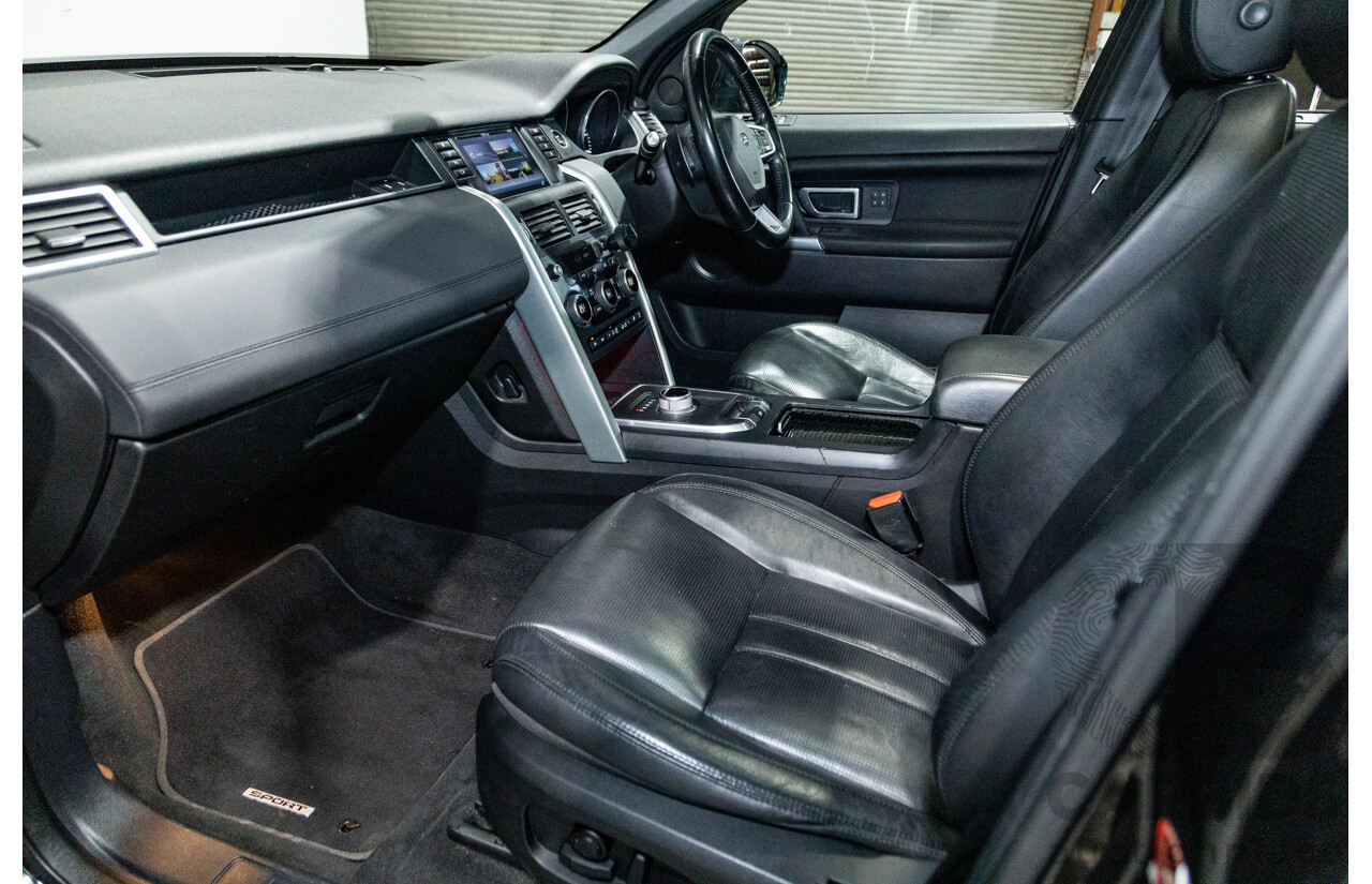 9/2015 Land Rover Discovery Sport TD4 HSE (AWD) LC 4d Wagon Santorini Black Metallic Turbo Diesel 2.2L